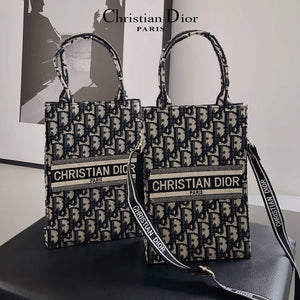 Classic Tote Bag With Crossbody Strap-1-2