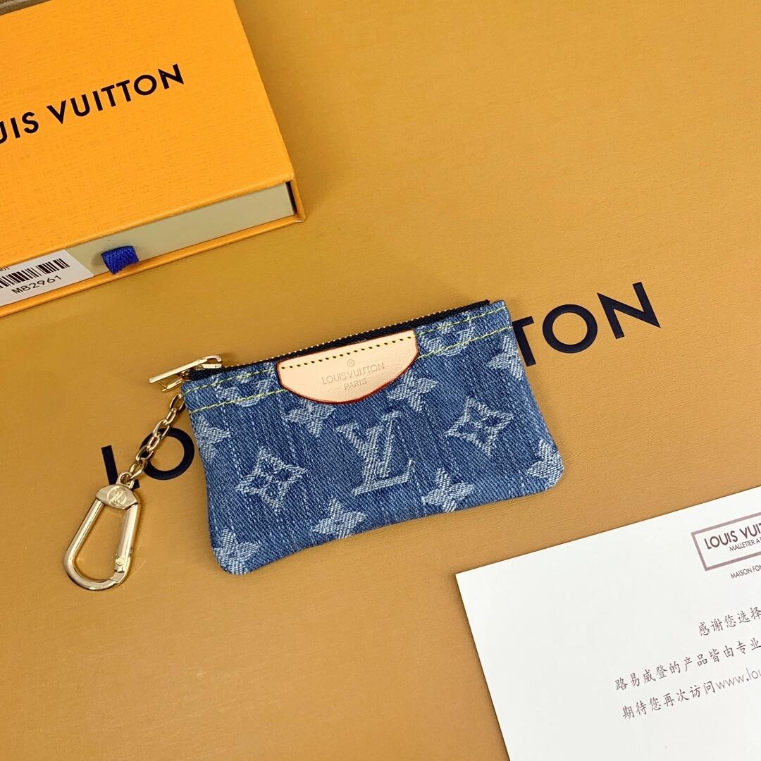 Luxury Monogram Coin Pouch – Stylish & Compact Keychain Wallets