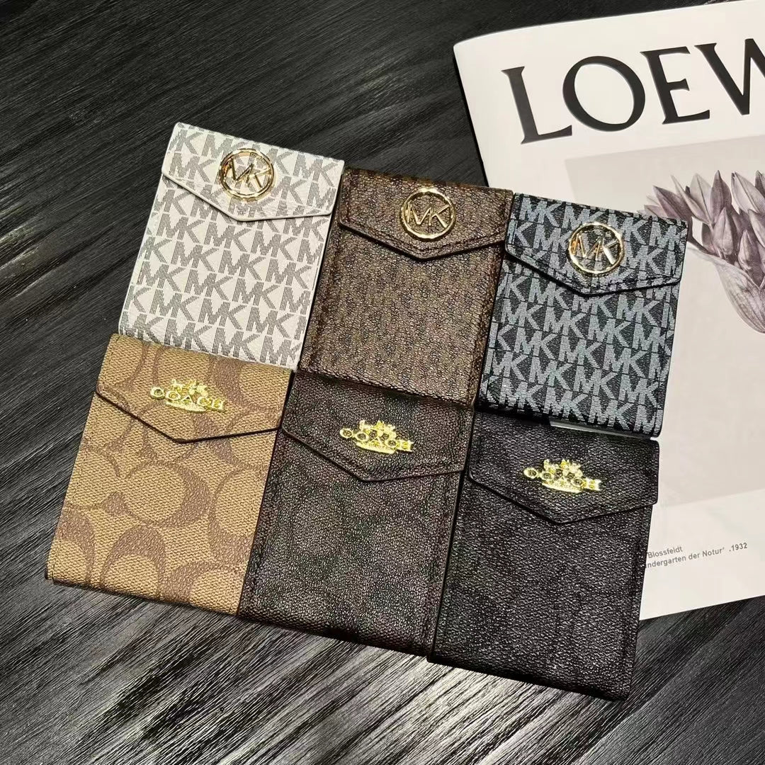 Luxury MK & CO -Inspired Monogram Card Holder Walletss