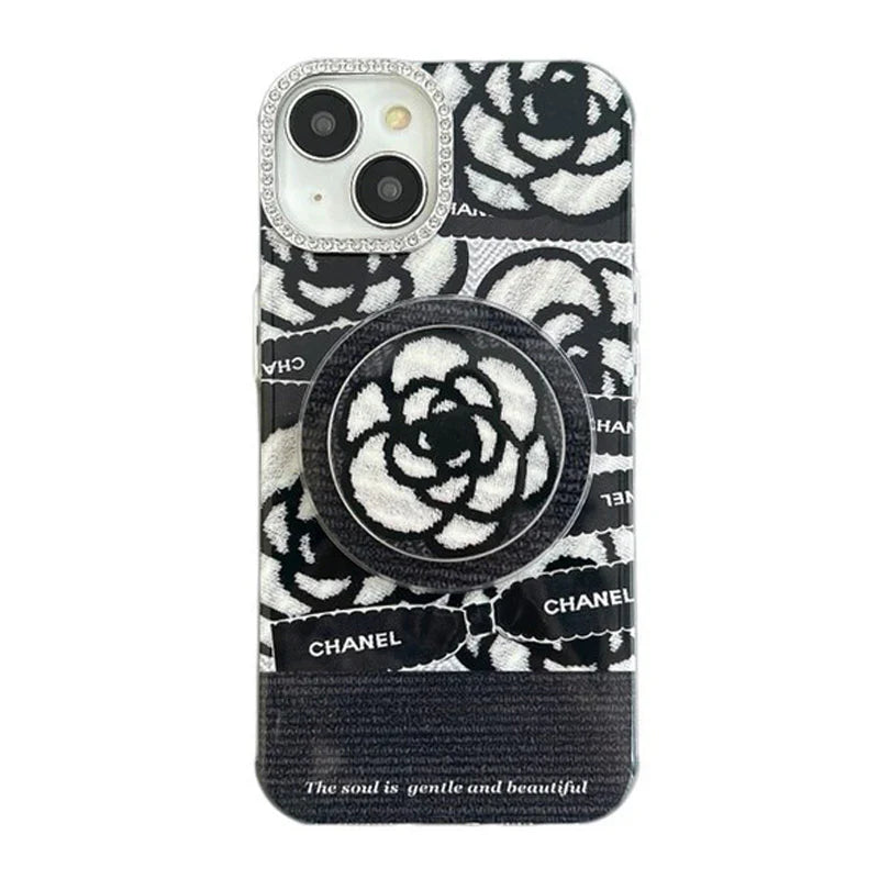CC MagSafe Crystal Camera Camellia iPhone Case