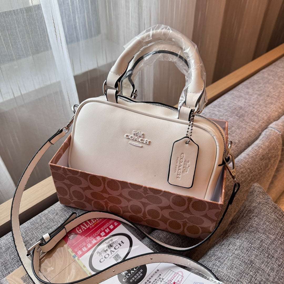 Luxe Texture Leather Handbag 015-1-2