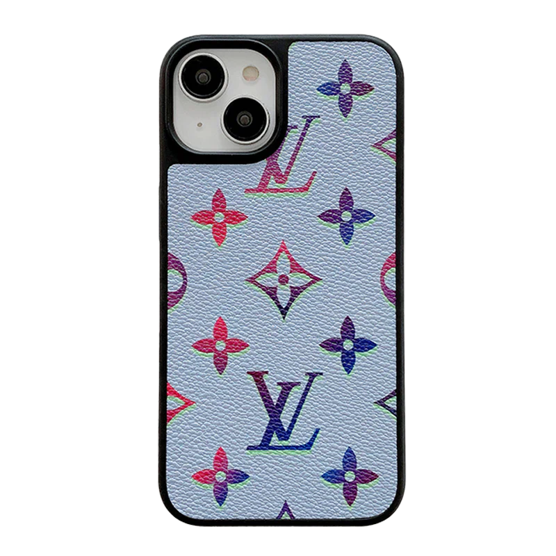 Lou Color Leather iPhone Case