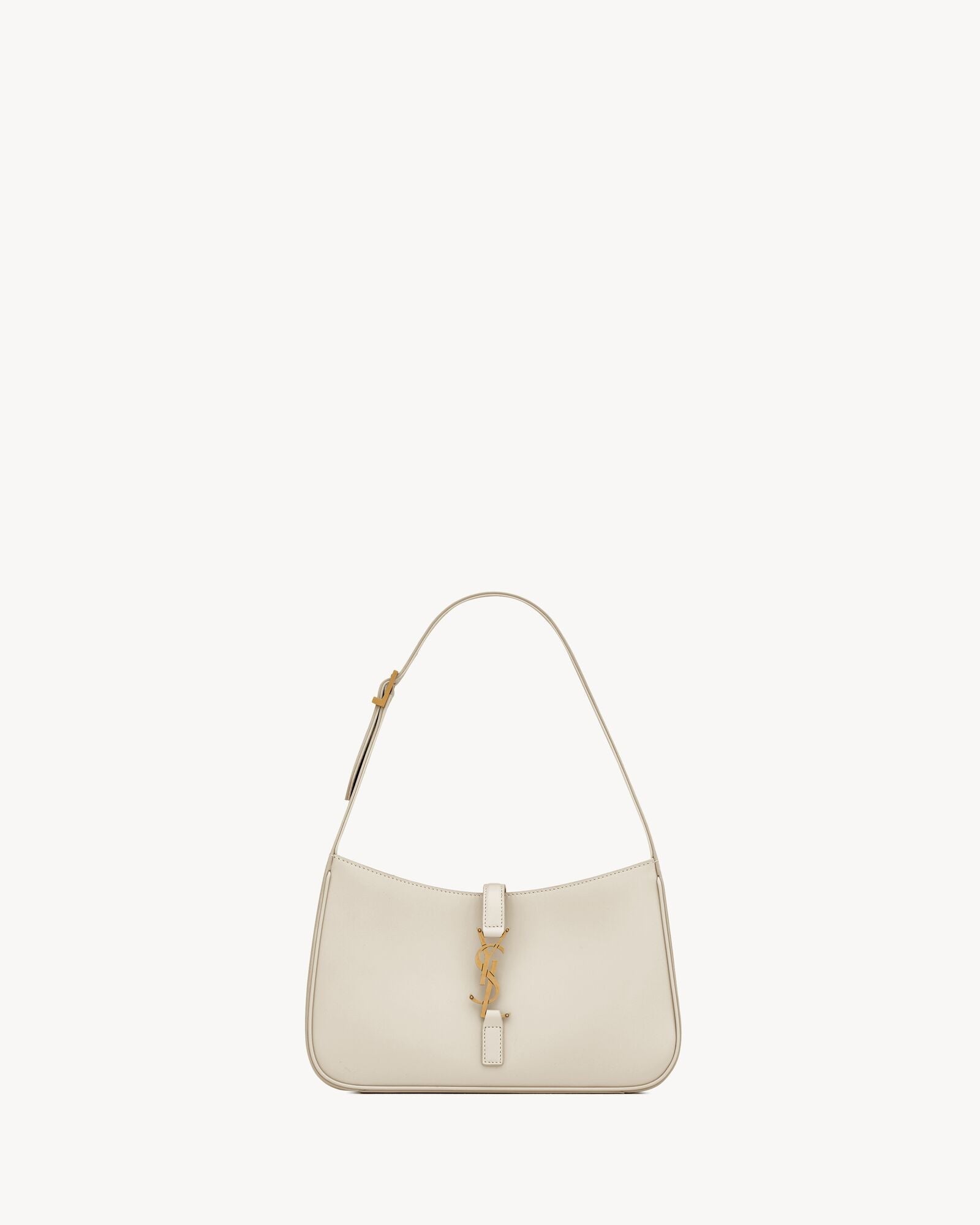 Saint Laurent Le 5 à 7 Patent Leather Hobo – Burgundy Elegance-1-2