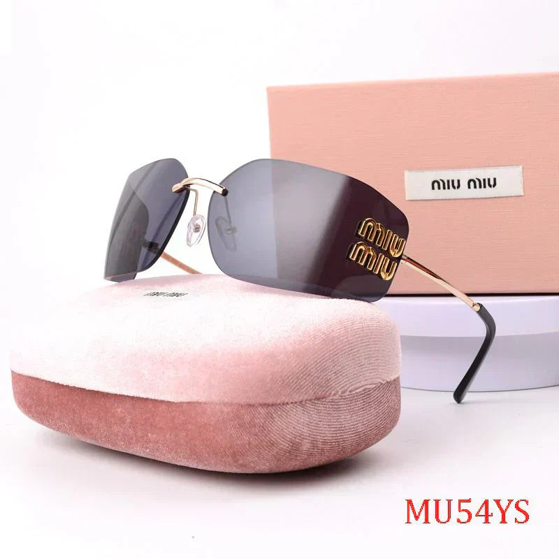 Fashionable frameless sunglassess