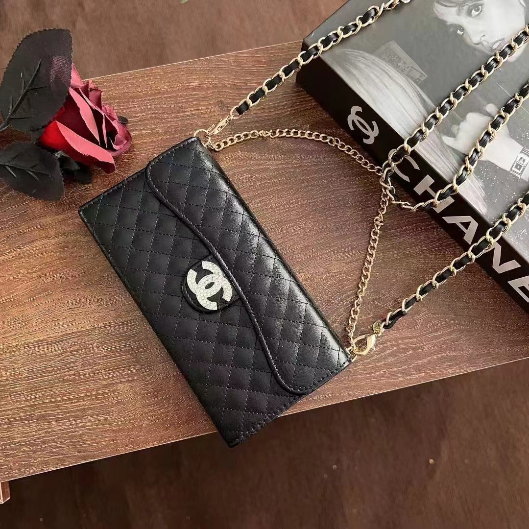 Black Fresh Phone Bag For Samsung Galaxy S22U S23U S24U S25U