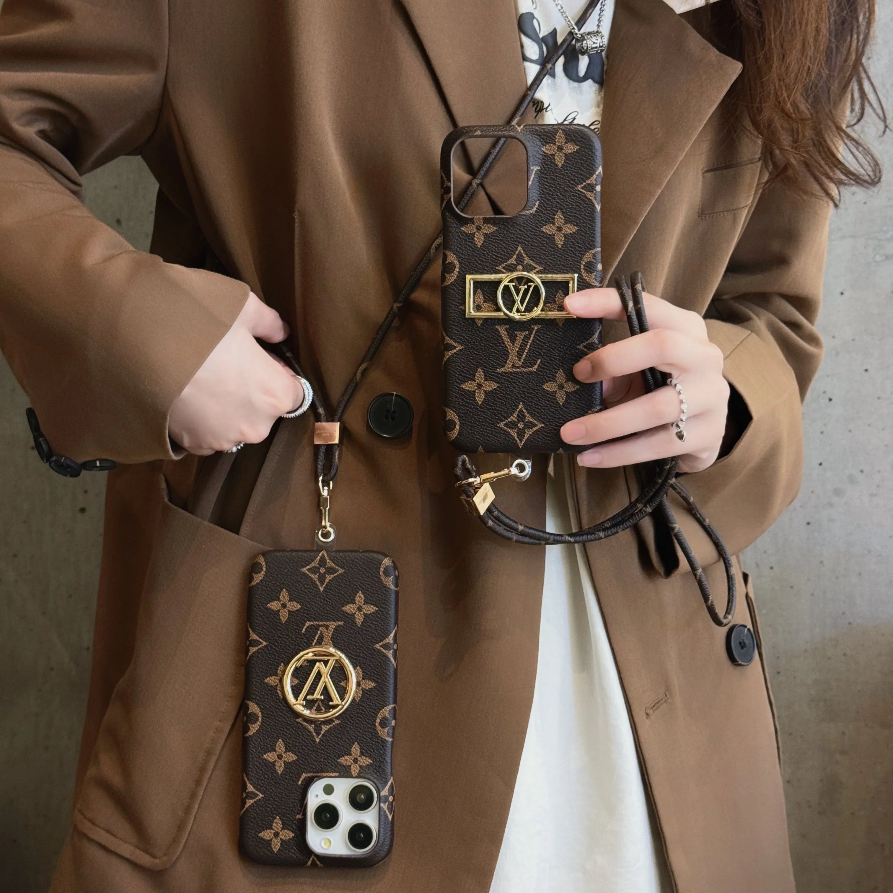 Lou Card Holder Chain iPhone Case