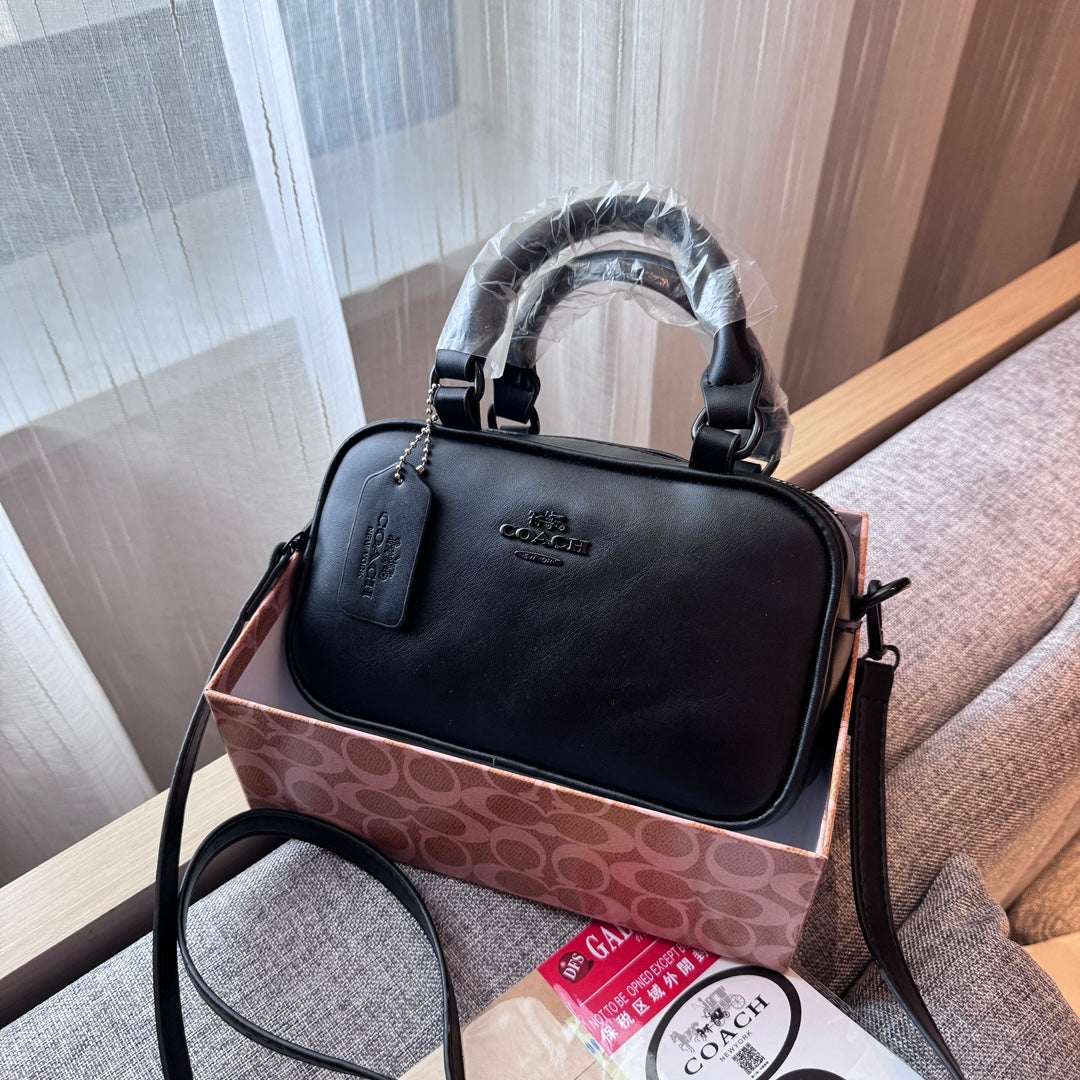 Luxe Texture Leather Handbag 015-1-2