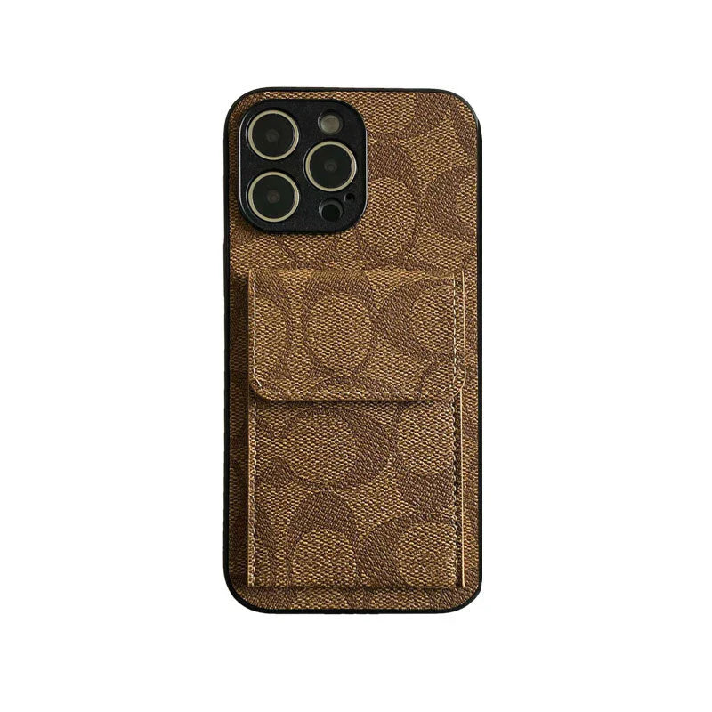 Coach iPhone Case With Wallet Black-HP240513