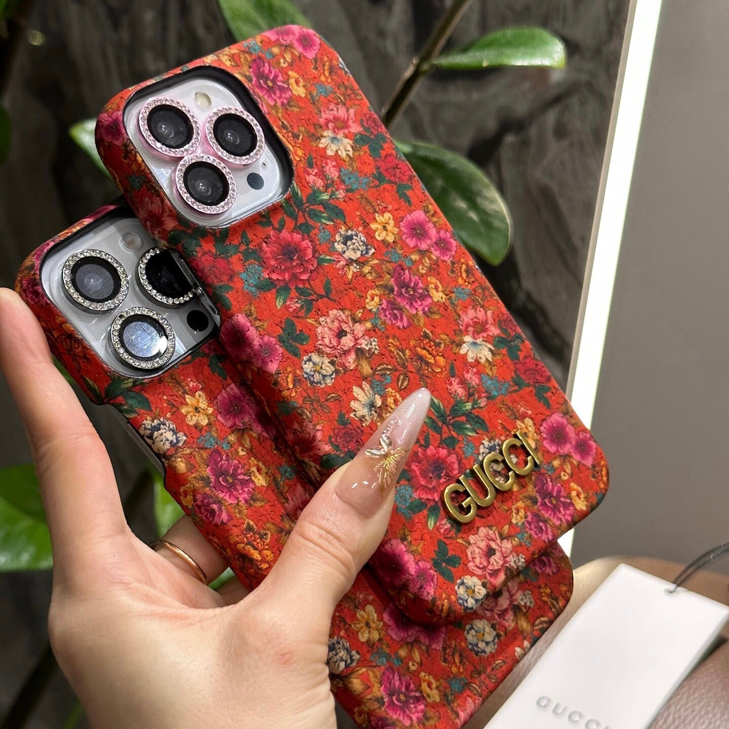 Red Flowers Phone Case For iPhone