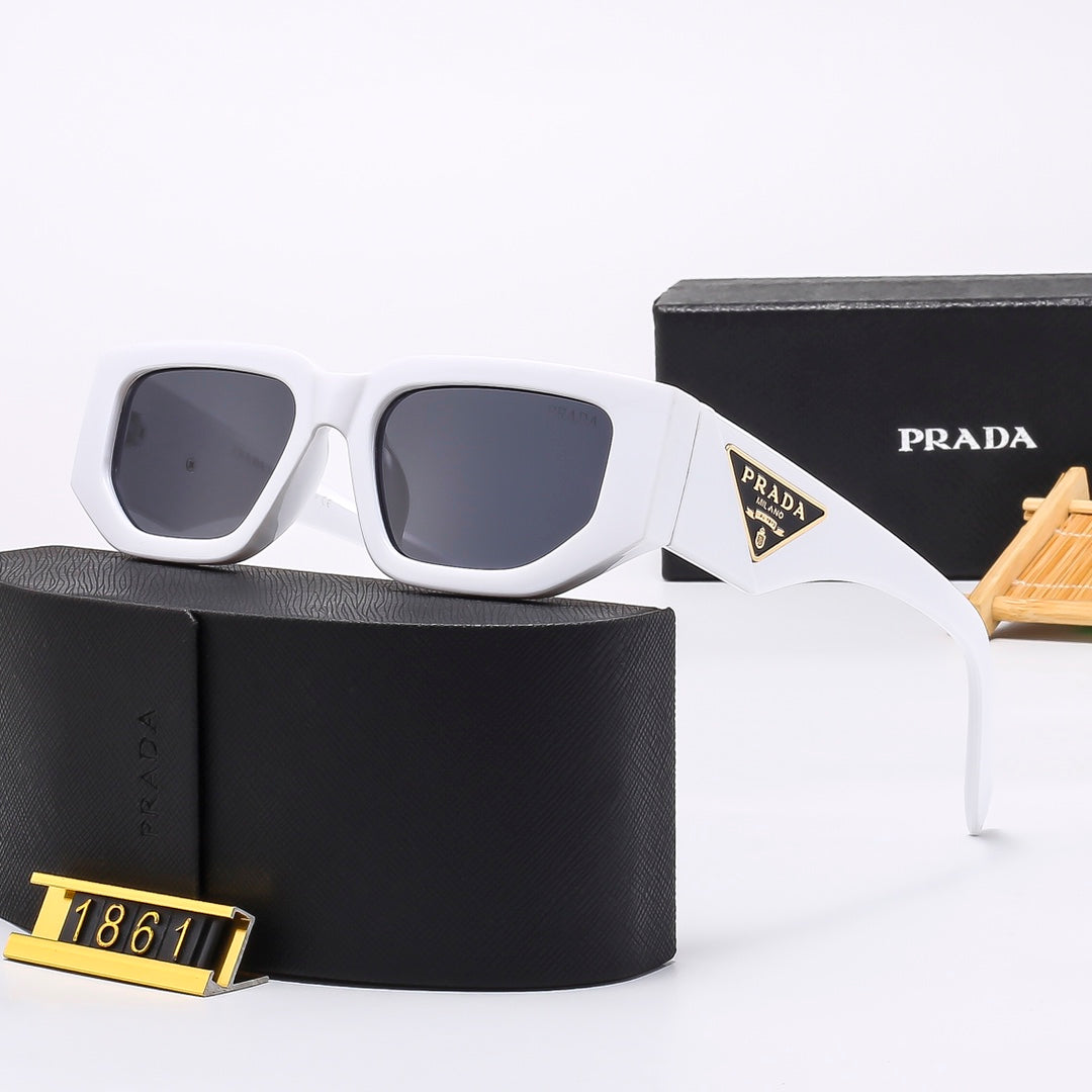 Retro Polygonal Mesh Unisex Sunglasses 1861s