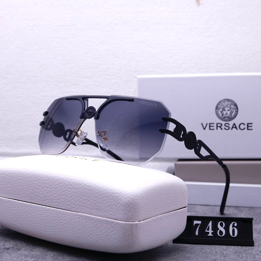 Stylish Medusa Rimless Sunglasses 7486s