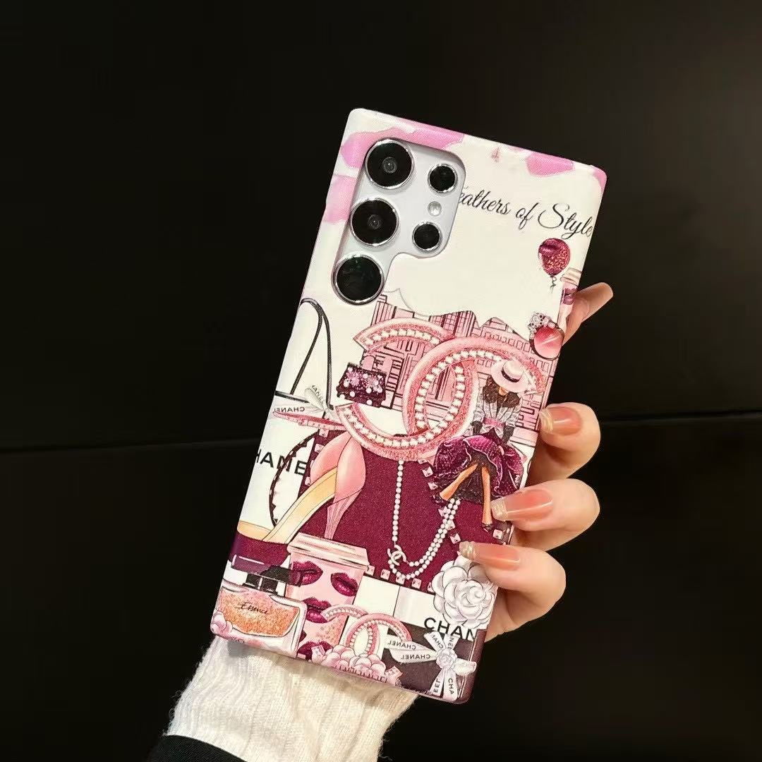 Girl Pink Galaxy Case For Samsung