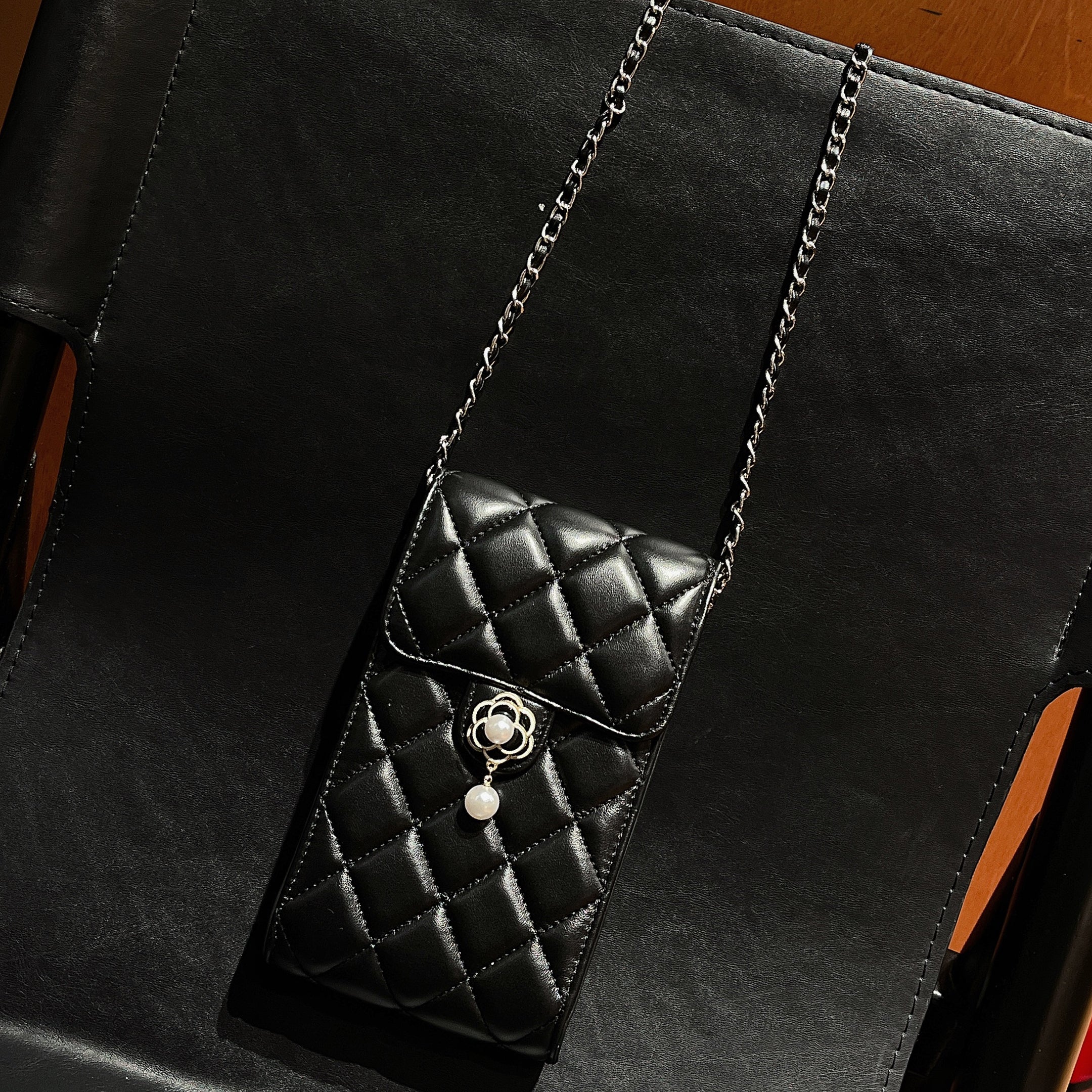 Crossbody Leather Phone Bag-1-2