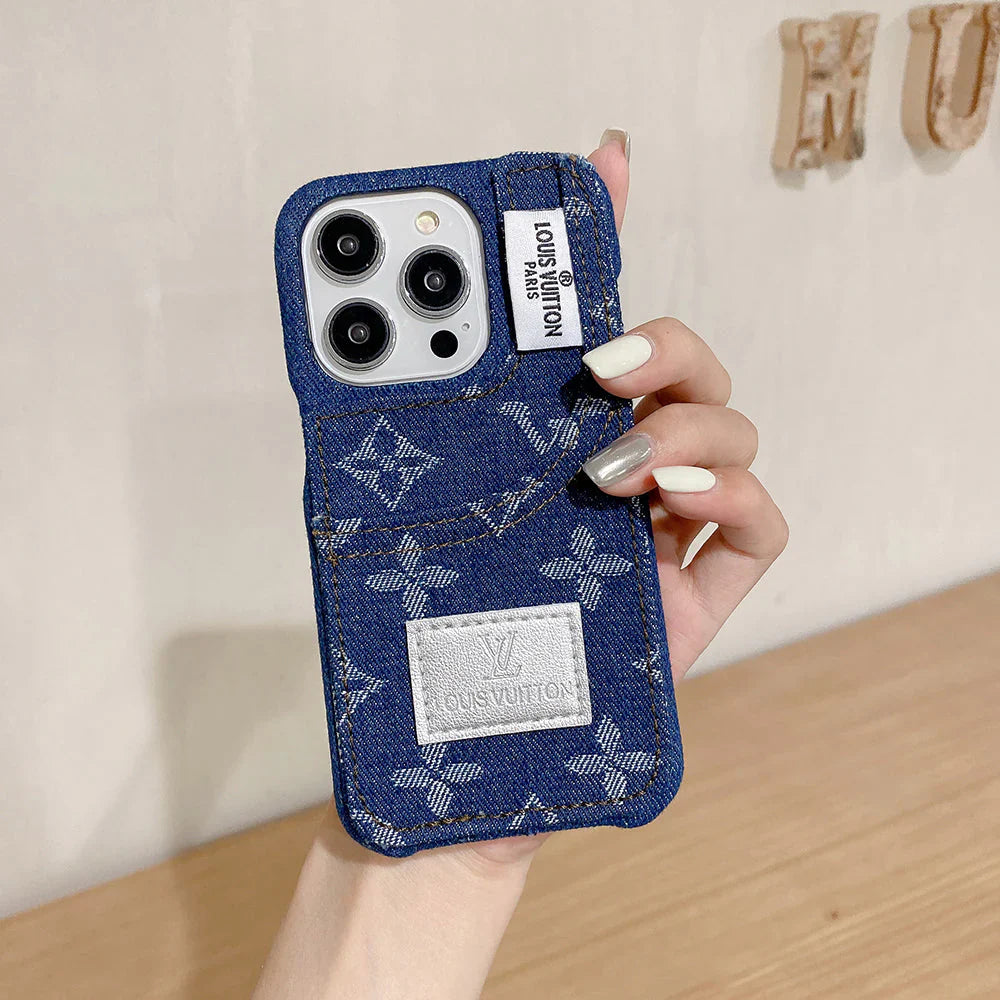 Lou Jeans Pattern iPhone Case