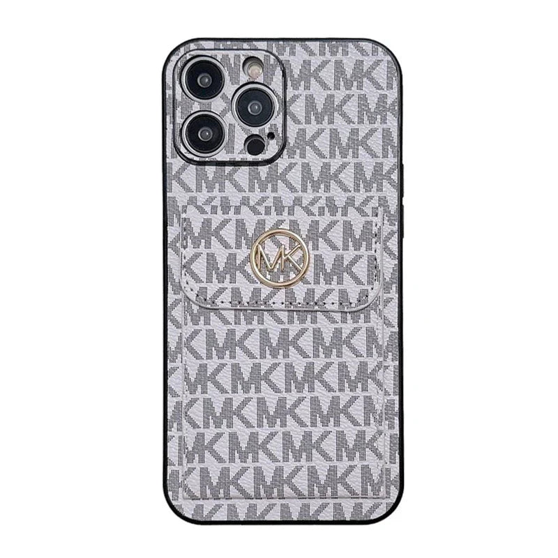 MK Card Bag Gold iPhone Case