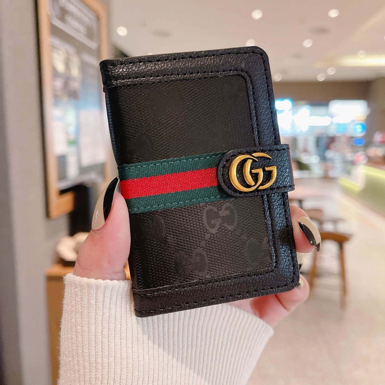 Retro Printed Card Holder