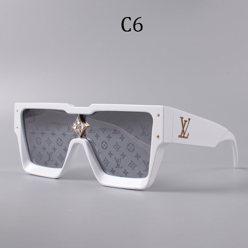 2024 new square frame unisex sunglasses 1486s