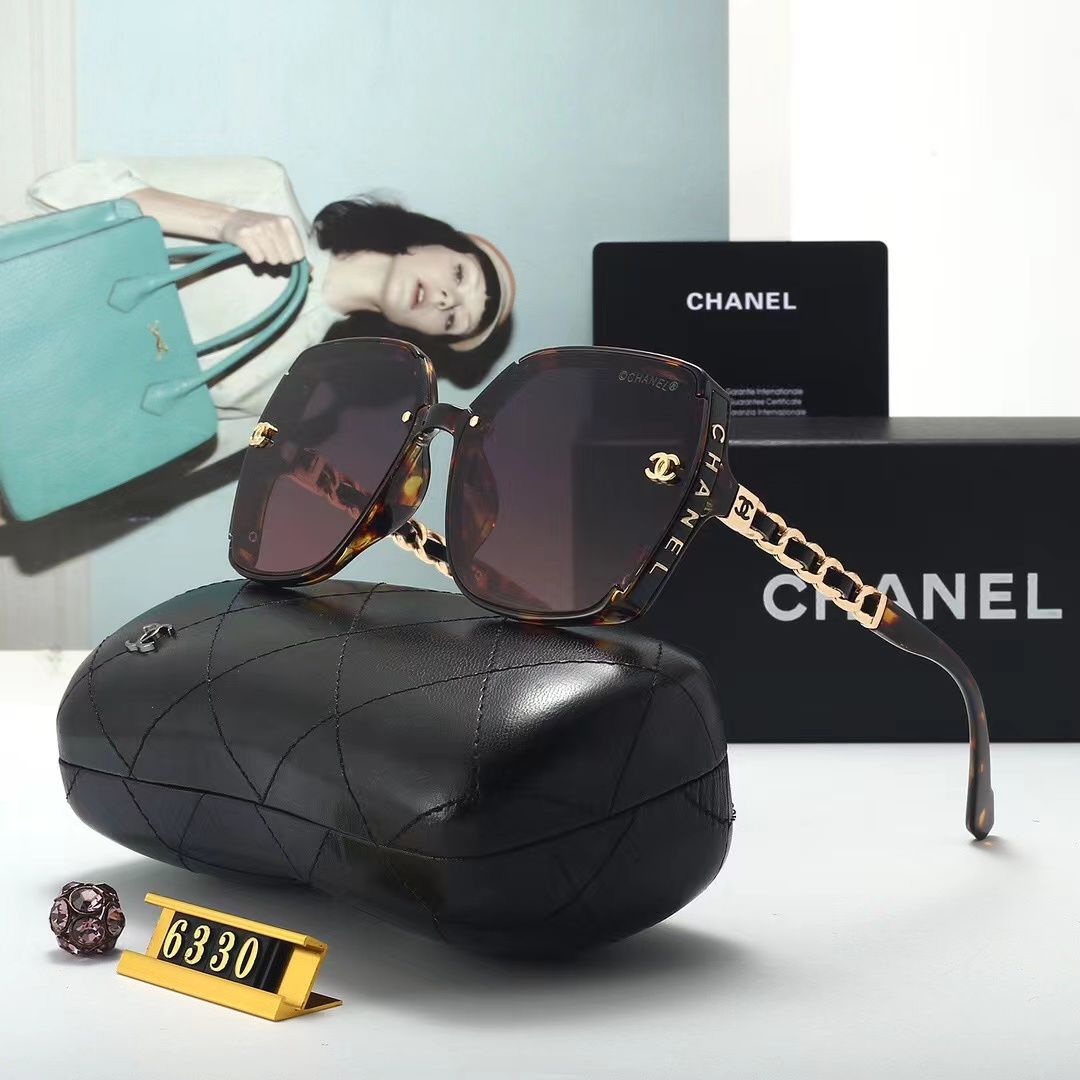 Women's Fashion Full Frame Letter Sunglasses 6330s