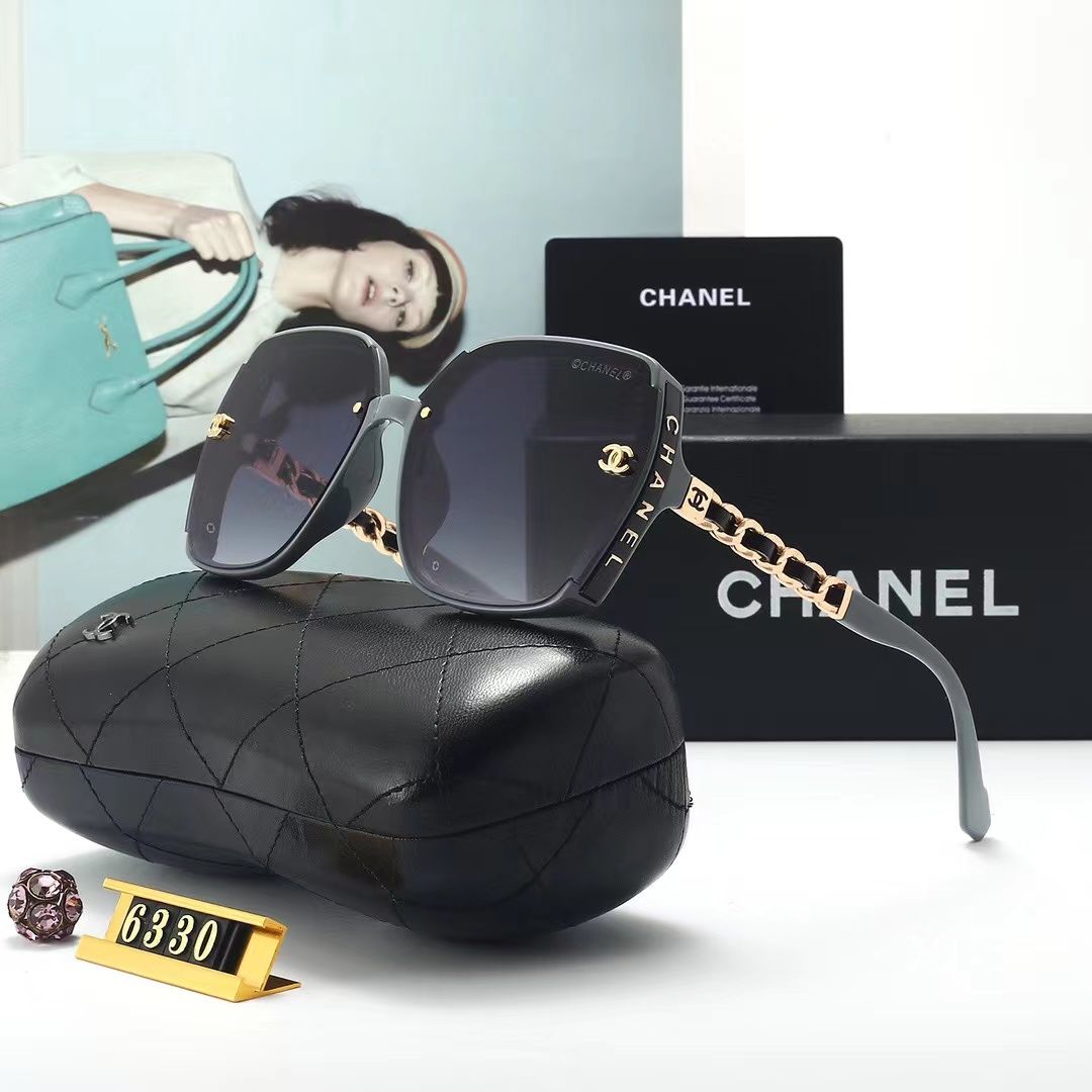 Women's Fashion Full Frame Letter Sunglasses 6330s
