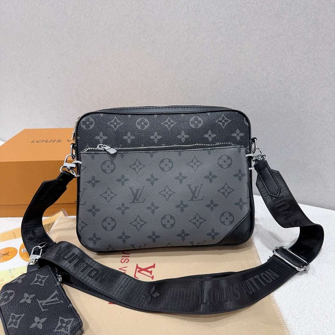 Classic Monogram Trio Messenger Bag - A Fashion Must-Have-1-2