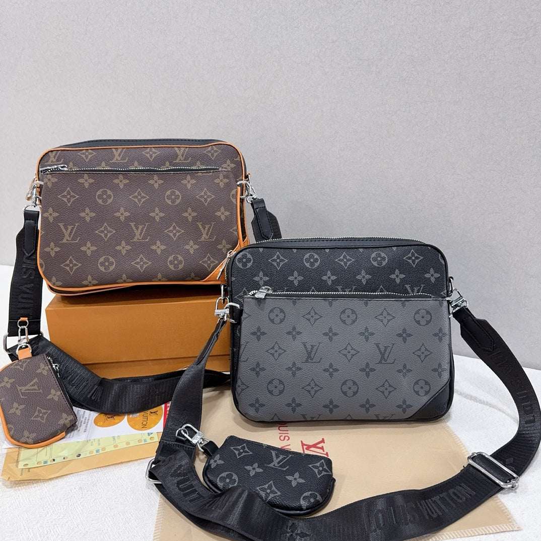 Classic Monogram Trio Messenger Bag - A Fashion Must-Have-1-2